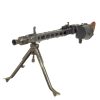 Original German WWII MG 42 Display Machine Gun by Gustloff-Werke with Belt Drum & Bipod - made in 1944 - Image 4